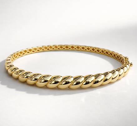 dámsky náramok zo žltého zlata V083