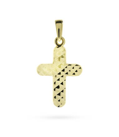Dámsky krížik zo žltého zlata k674z 