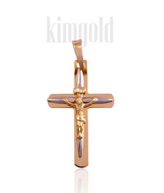 Zlatý prívesok krížik K393ž