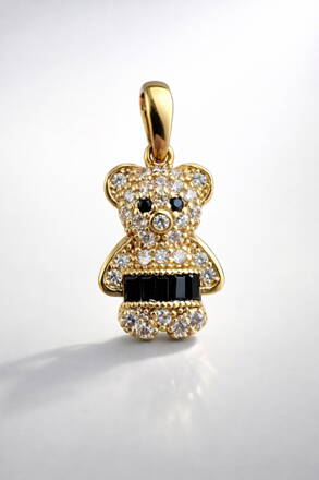 Zlatý prívesok Medvedík zo žltého zlata K358
