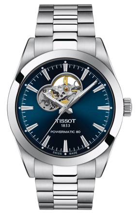 Tissot Gentleman Powermatic 80 Open Heart T127.407.11.041.01 (T1274071104101)